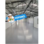 Vopsea epoxidica GRI RAL 7040 aplicata