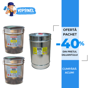 Pachet vopsea email 3în1 + Diluant la super preț