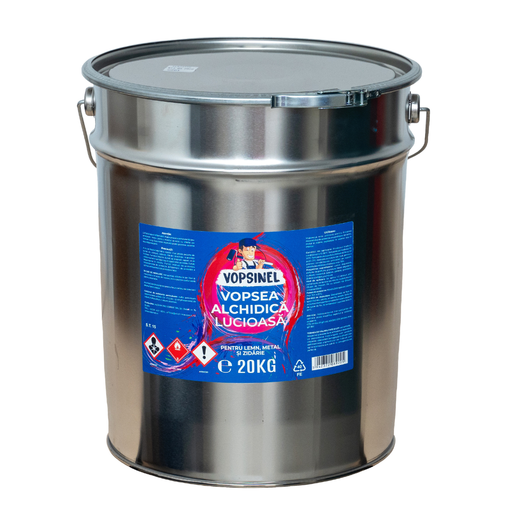 VOPSEA PENTRU METAL ȘI LEMN VOPSINEL™ - 20KG , VIȘINIU